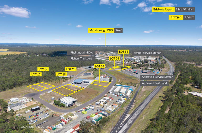 Development / Land commercial property for sale at Enterprise Circuit & Commercial Drive Maryborough QLD 4650