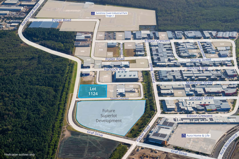 Development / Land commercial property for sale at Lot 1124 Squire Crescent Baringa QLD 4551 Development / Land commercial property for sale at Lot 1124 Squire Crescent Baringa QLD 4551