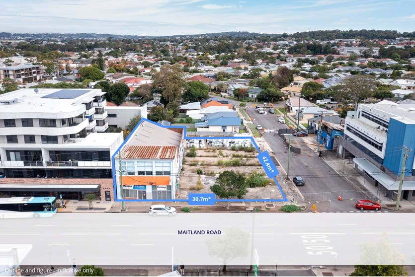 Development / Land commercial property for sale at 324-326 Maitland Road & 4 Denison Street Mayfield NSW 2304