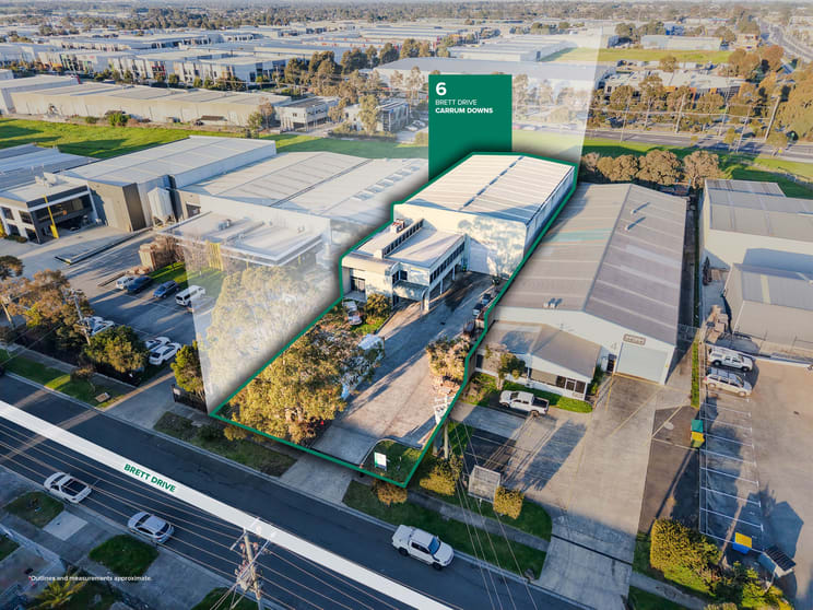 Factory, Warehouse & Industrial commercial property sold at 6 Brett Drive Carrum Downs VIC 3201