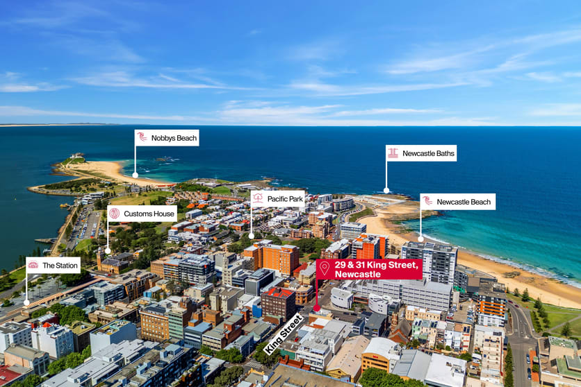 Shop & Retail commercial property for sale at 29 & 31 King Street Newcastle NSW 2300
