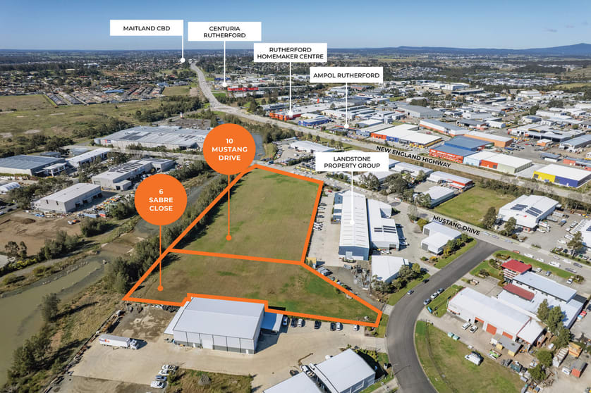 Showrooms / Bulky Goods commercial property for sale at 10 Mustang Drive & 6 Sabre Close Rutherford NSW 2320 Showrooms / Bulky Goods commercial property for sale at 10 Mustang Drive & 6 Sabre Close Rutherford NSW 2320
