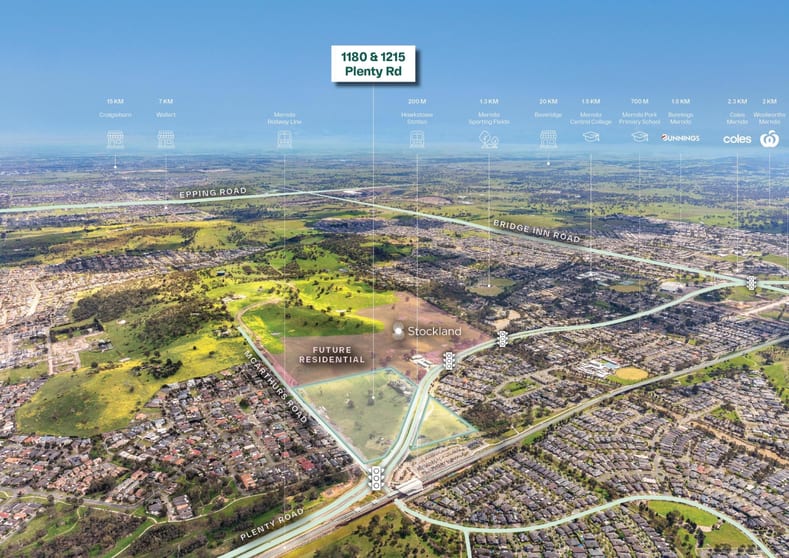 Development / Land commercial property for sale at 1215 & 1180 Plenty Road South Morang VIC 3752