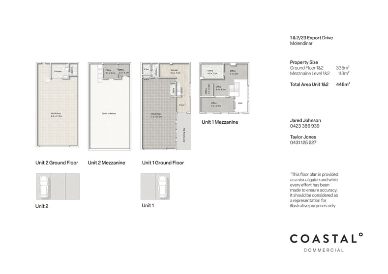 Offices commercial property for sale at 1 & 2/23 Export Drive Molendinar QLD 4214
