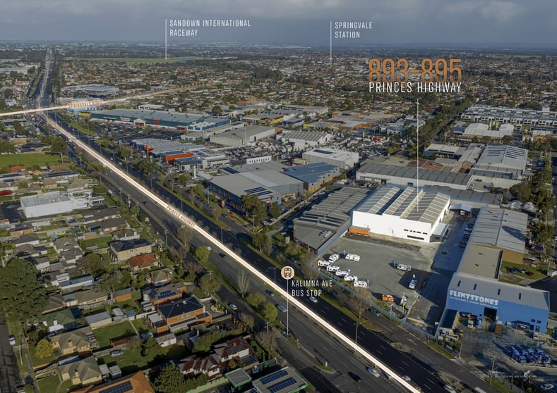 Factory, Warehouse & Industrial commercial property for sale at 893-895 Princes Highway Springvale VIC 3171