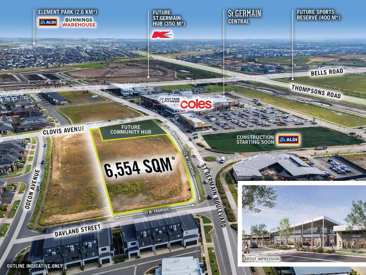 Development / Land commercial property for sale at 50S St Germain Boulevard Clyde North VIC 3978