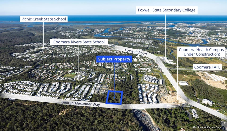 Development / Land commercial property for sale at Proposed Lot 1 on 54 George Alexander Way Coomera QLD 4209
