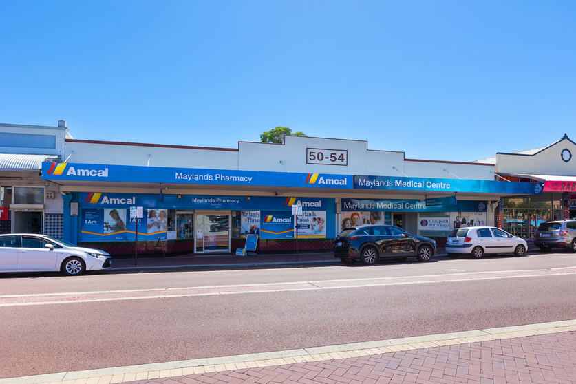 Medical / Consulting commercial property for sale at 50 & 54 Eighth Avenue Maylands WA 6051