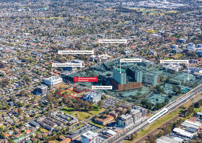 Development / Land commercial property for sale at Land/38-40 Orth Str, 1-5 Hargrave St & 26 Somerset St Kingswood NSW 2747