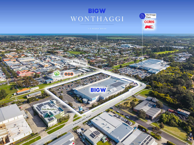 Showrooms / Bulky Goods commercial property for sale at Big W, 1-5 Biggs Drive Wonthaggi VIC 3995 Showrooms / Bulky Goods commercial property for sale at Big W, 1-5 Biggs Drive Wonthaggi VIC 3995