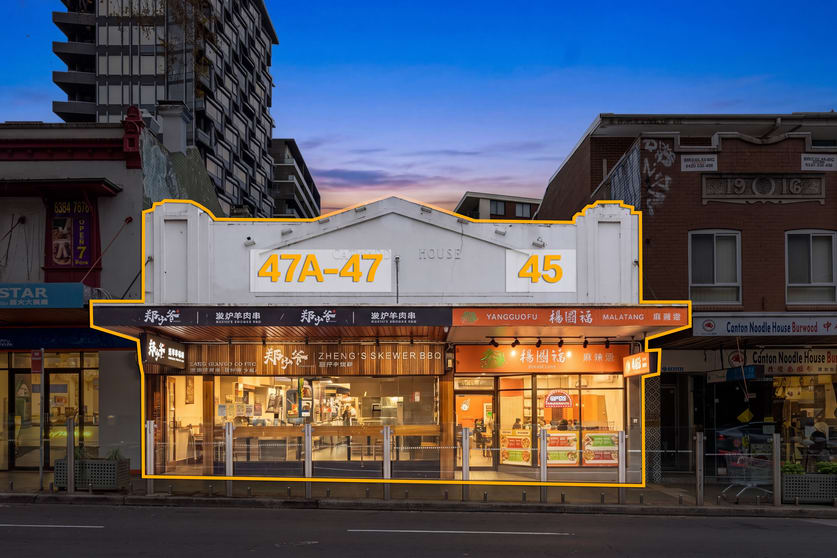 Shop & Retail commercial property for sale at 45, 47-47a Burwood Road Burwood NSW 2134 Shop & Retail commercial property for sale at 45, 47-47a Burwood Road Burwood NSW 2134
