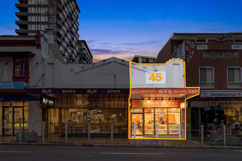 Shop & Retail commercial property for sale at 45, 47-47a Burwood Road Burwood NSW 2134 Shop & Retail commercial property for sale at 45, 47-47a Burwood Road Burwood NSW 2134