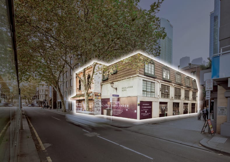 Development / Land commercial property for sale at 490 Flinders Street & 1-9 Highlander Lane Melbourne VIC 3000