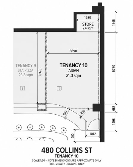 Shop & Retail commercial property for sale at Shop 10/480 Collins Street Melbourne VIC 3000