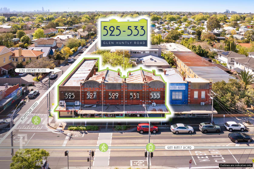 Shop & Retail commercial property for sale at 525-533 Glen Huntly Road Elsternwick VIC 3185
