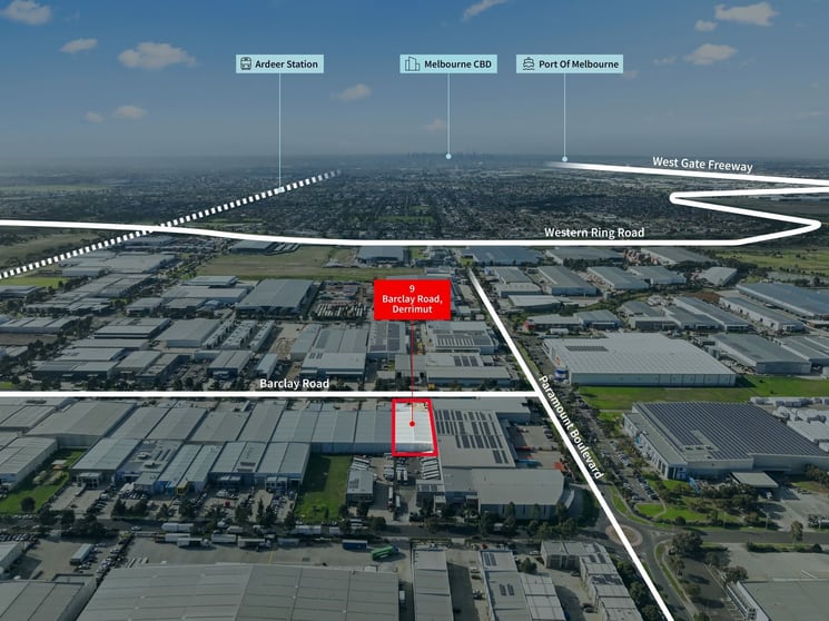 Factory, Warehouse & Industrial commercial property for sale at 9 Barclay Road Derrimut VIC 3026