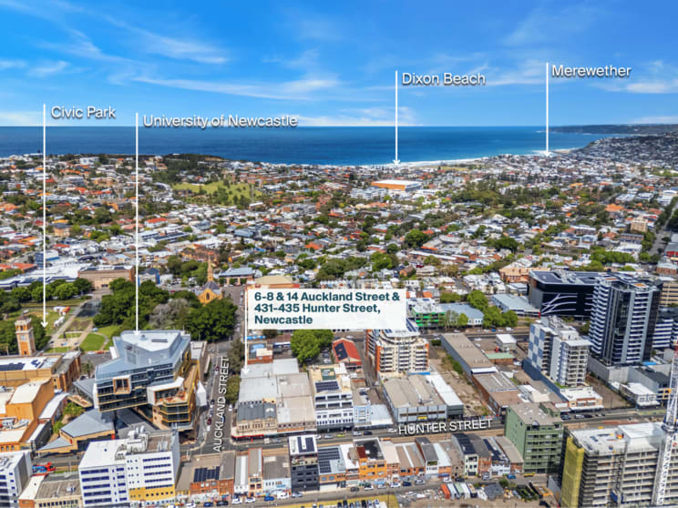 Development / Land commercial property for sale at 6-8 & 14 Auckland Street & 431-435 Hunter Street Newcastle NSW 2300 Development / Land commercial property for sale at 6-8 & 14 Auckland Street & 431-435 Hunter Street Newcastle NSW 2300