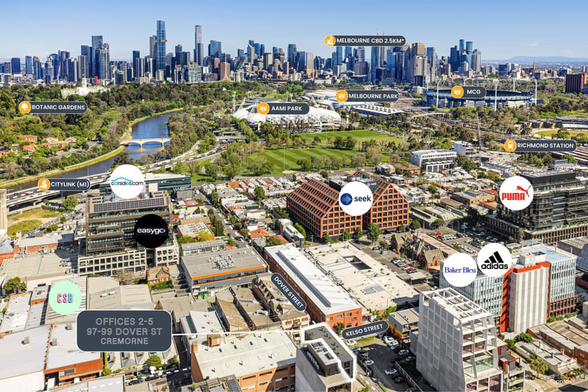 Offices commercial property for sale at Offices 2-5/97-99 Dover Street Cremorne VIC 3121 Offices commercial property for sale at Offices 2-5/97-99 Dover Street Cremorne VIC 3121