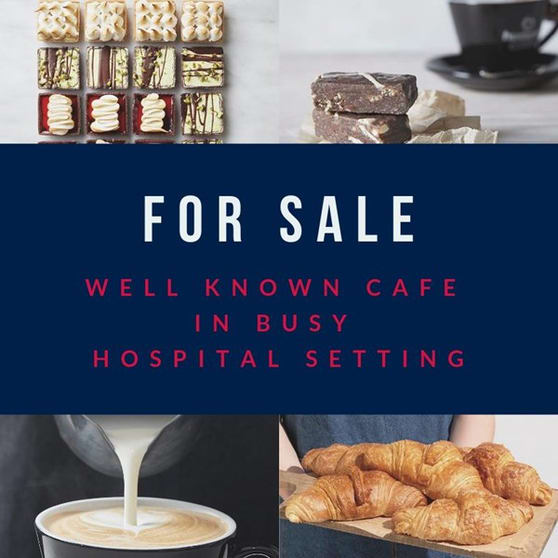 Well known cafe in busy hospital!