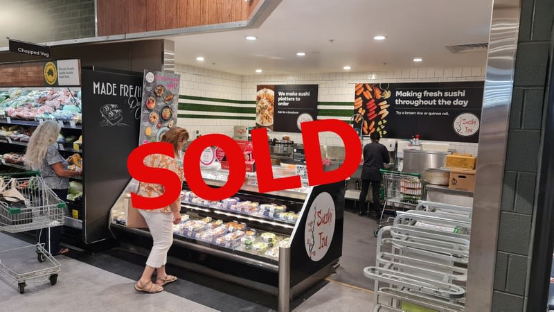 SOLD - Sushi Izu Eastern Suburb Shopping Centre Location SOLD - Sushi Izu Eastern Suburb Shopping Centre Location