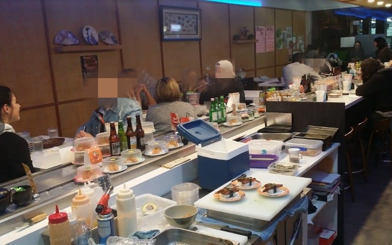 Sushi Train Adjacent to Beautiful Lagoon