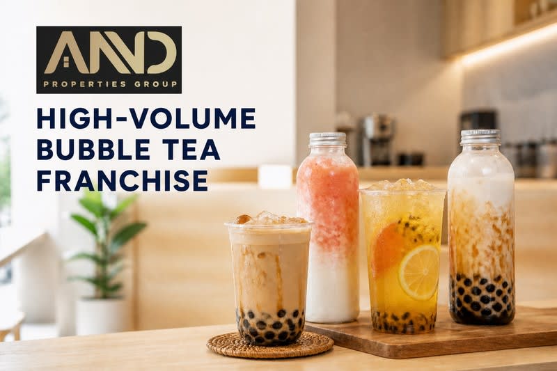 Established High-Volume Bubble Tea Franchise | Approx. $100K Monthly Sales | Burwood