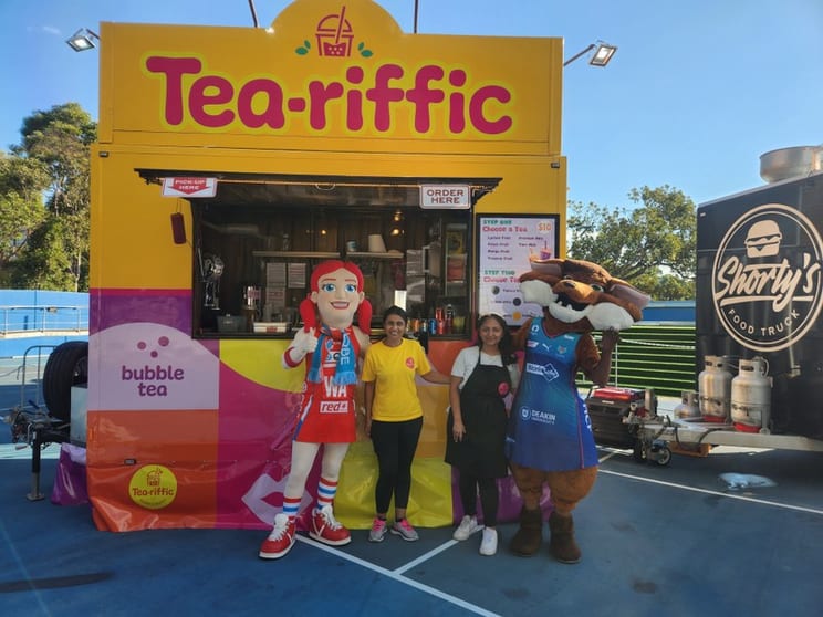Australia's First Bubble Tea Trailer Franchise  Tea-riffic Food Trailer Franchise Opportunity