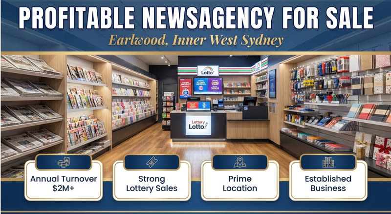 Profitable Newsagency with Strong Lottery Sales in Earlwood NSW