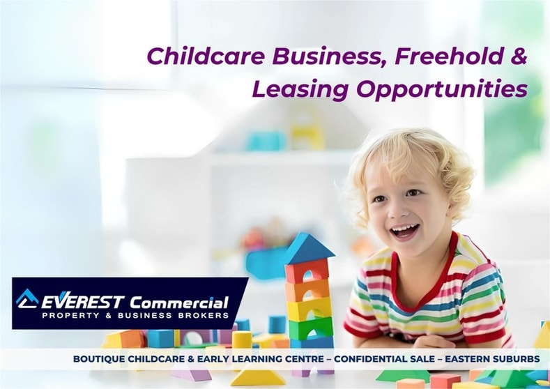 Boutique Childcare & Early Learning Centre Confidential Sale Eastern Suburbs Boutique Childcare & Early Learning Centre Confidential Sale Eastern Suburbs
