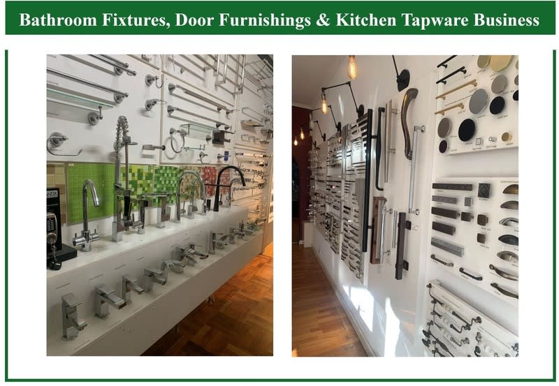 Bathroom Fixtures, Door Furnishings & Kitchen Tapware Business Bathroom Fixtures, Door Furnishings & Kitchen Tapware Business