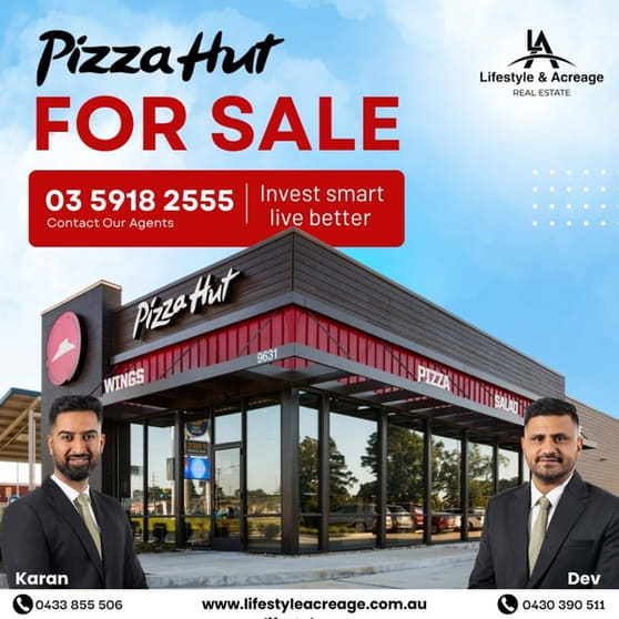 Established Pizza Hut Franchise Prime Location, Proven Performer! Established Pizza Hut Franchise Prime Location, Proven Performer!