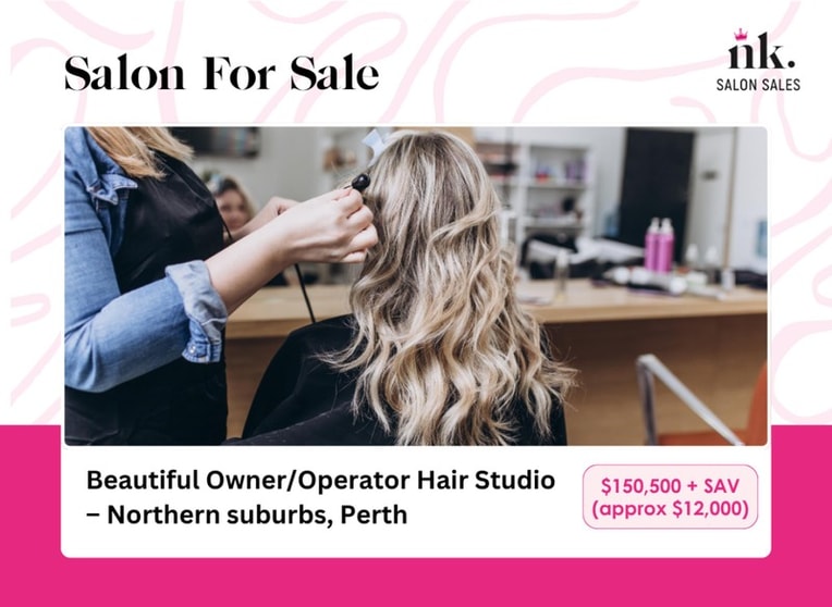 For Sale: Beautiful Owner/Operator Hair Studio Northern suburbs, Perth For Sale: Beautiful Owner/Operator Hair Studio Northern suburbs, Perth