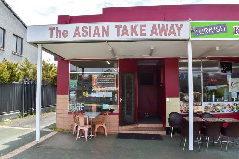 A takeaway that's all set up and ready to go!