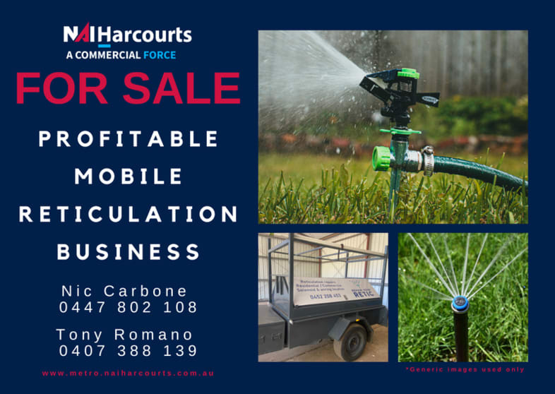 Work Your Own Hours & Be Your Own Boss - Established Mobile Reticulation Business