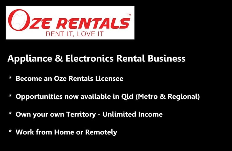 Oze Rentals - Consumer Goods Rentals - Join & Prosper - Be Your Own Licencee! Oze Rentals - Consumer Goods Rentals - Join & Prosper - Be Your Own Licencee!