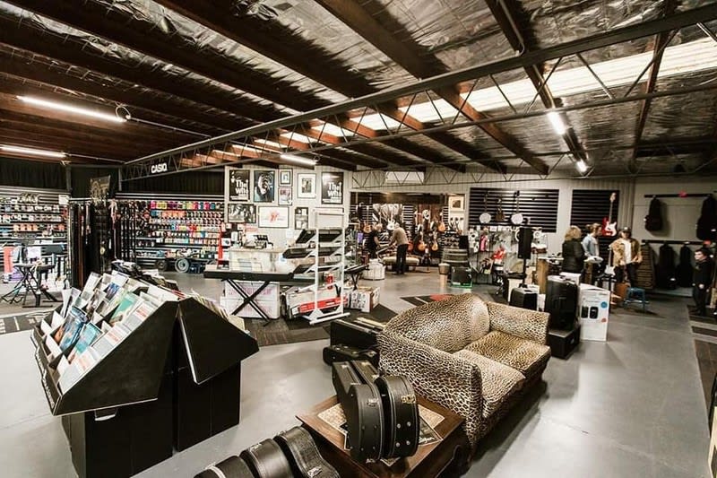 Retail music store and music school Retail music store and music school