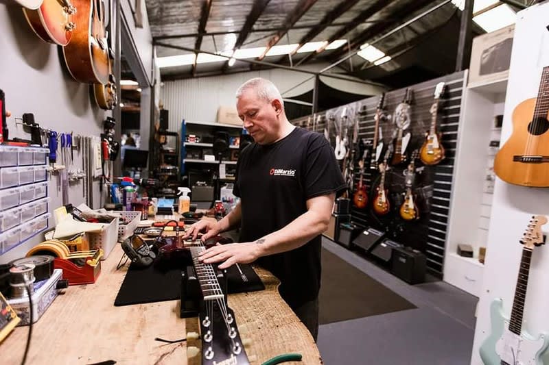 Retail music store and music school Retail music store and music school