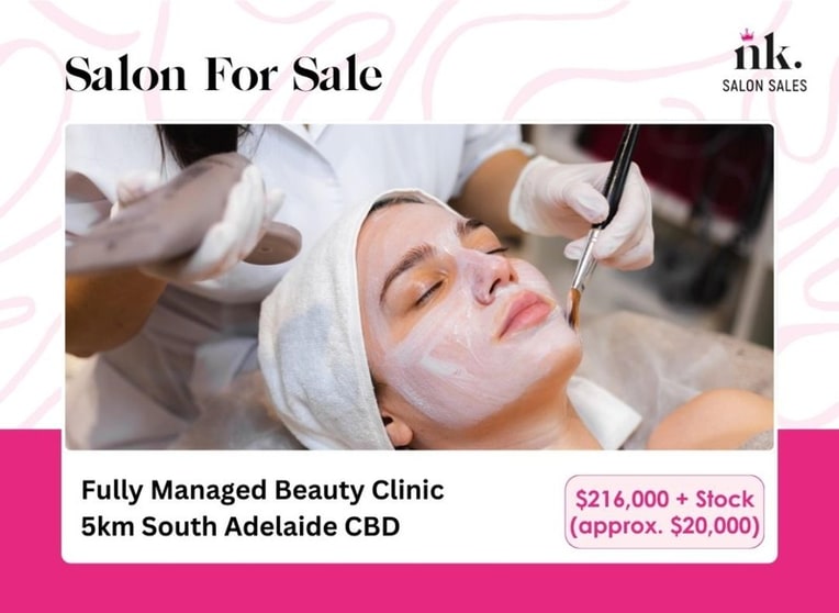 Fully Managed Beauty Clinic | 15km South Adelaide CBD Fully Managed Beauty Clinic | 15km South Adelaide CBD