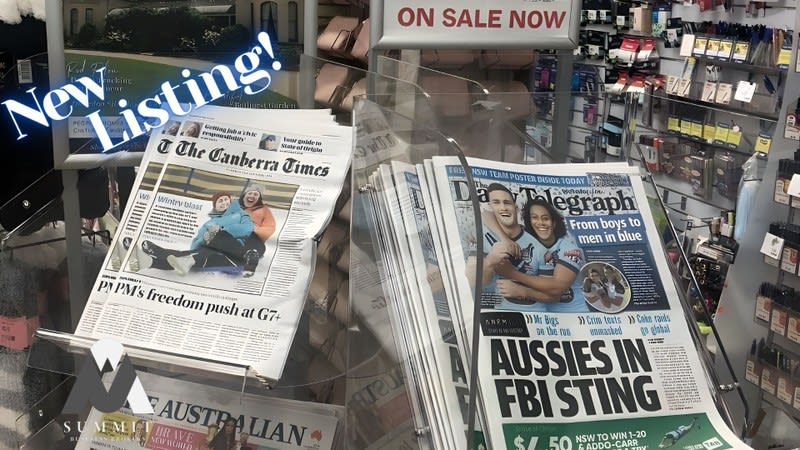 Manuka Newsagency 35+ Years |Prime Canberra Location Established Retail Business Manuka Newsagency 35+ Years |Prime Canberra Location Established Retail Business