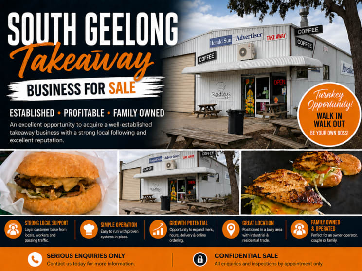 Established Family-Owned Takeaway Business Strong Local Following Established Family-Owned Takeaway Business Strong Local Following