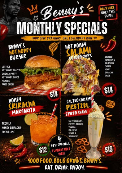 Benny's American Burger - Running Under Management Benny's American Burger - Running Under Management