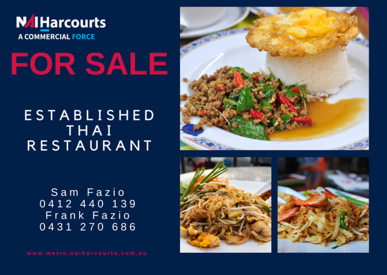 FOR SALE - Established Thai Restaurant | NOR FOR SALE - Established Thai Restaurant | NOR