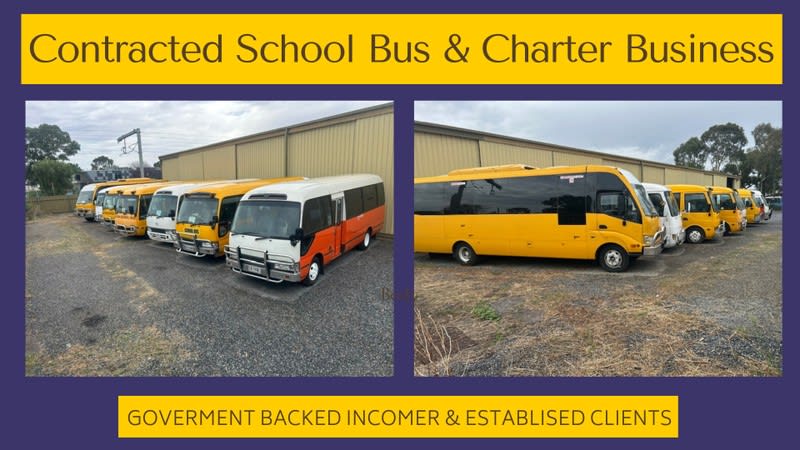 Contracted School Bus & Charter Transport Business Contracted School Bus & Charter Transport Business