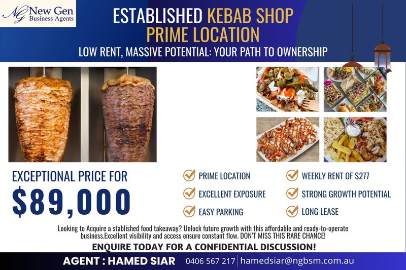 NEW NEW NEW Food Business Opportunity  Low Rent [2606161]