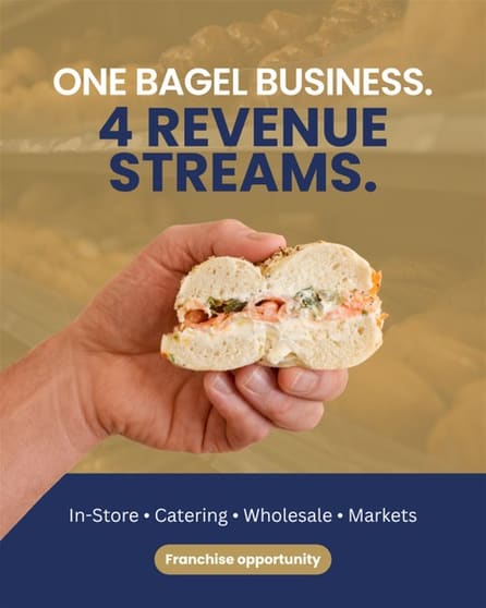 Franchisor: Knead a Bagel Goldfields - Bayside - Surf Coast - Peninsula Franchisor: Knead a Bagel Goldfields - Bayside - Surf Coast - Peninsula