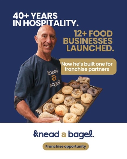 Franchisor: Knead a Bagel Goldfields - Bayside - Surf Coast - Peninsula Franchisor: Knead a Bagel Goldfields - Bayside - Surf Coast - Peninsula
