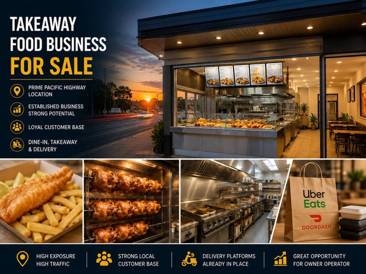 Profitable Takeaway Opportunity | Prime Pacific Highway Location Profitable Takeaway Opportunity | Prime Pacific Highway Location