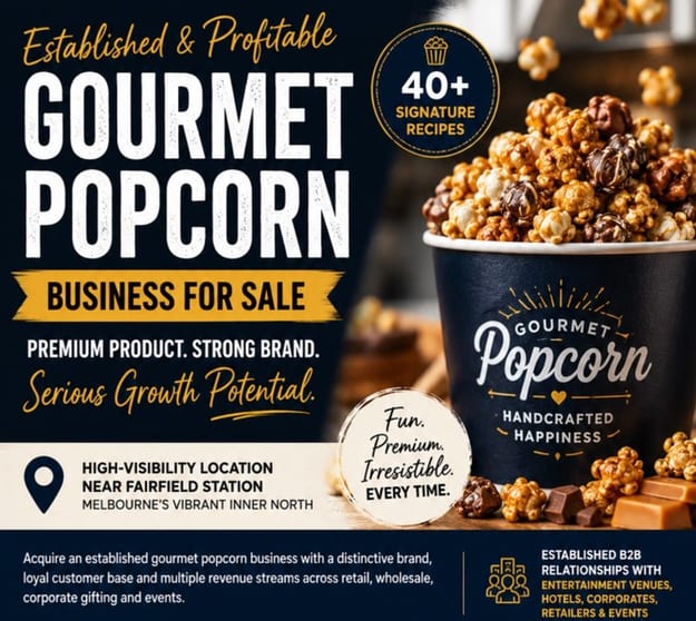 Established Gourmet Popcorn Brand (DWDM2502) Established Gourmet Popcorn Brand (DWDM2502)