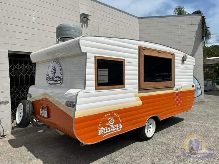 Iconic caravan café with established catering services Iconic caravan café with established catering services