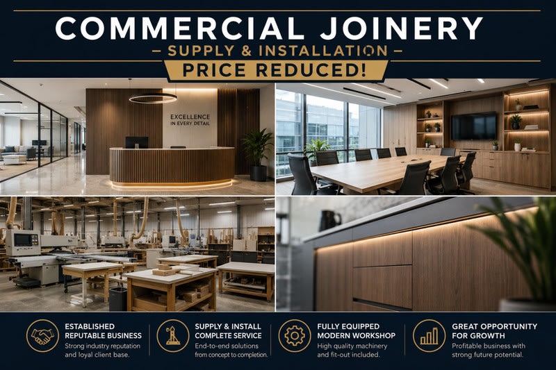 Commercial Joinery Supply & Installation Price Reduced! Commercial Joinery Supply & Installation Price Reduced!